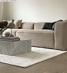 Viscose rug - Jodhpur Special Luxury Edition (offwhite)