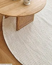 Round rug - Otago (white)
