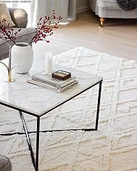 Shaggy rugs - Rostock (offwhite)