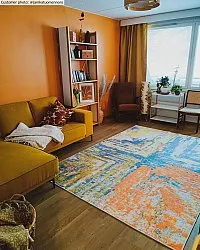 Wilton rug - Tizzano (orange/multi)
