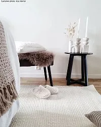 Wool rug - Coastal (white)