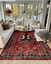 Wilton rug - Soussi (red/multi)