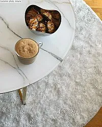 Round rugs - Cosy (white)