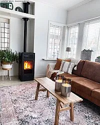 Wilton rug - Douz (black/multi)