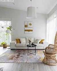 Wilton rug - Elena (beige/gold)