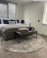 Round rugs - Cosy (silver)