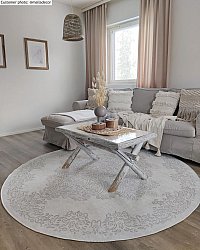 Round rug - Valenza (white)