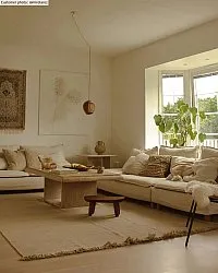 Wool rug - Layton (beige)