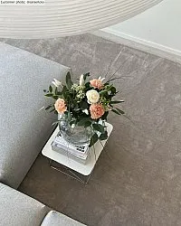 Recycled PET with viscose look (grey)