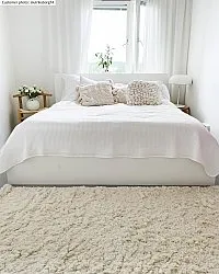 Wool rug - Aliste Wool Shaggy (snow white)
