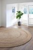 Where does a round rug fit?