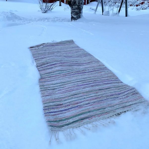 Snow wash your rug