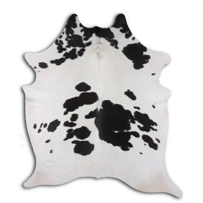 Cowhide - black and white 48