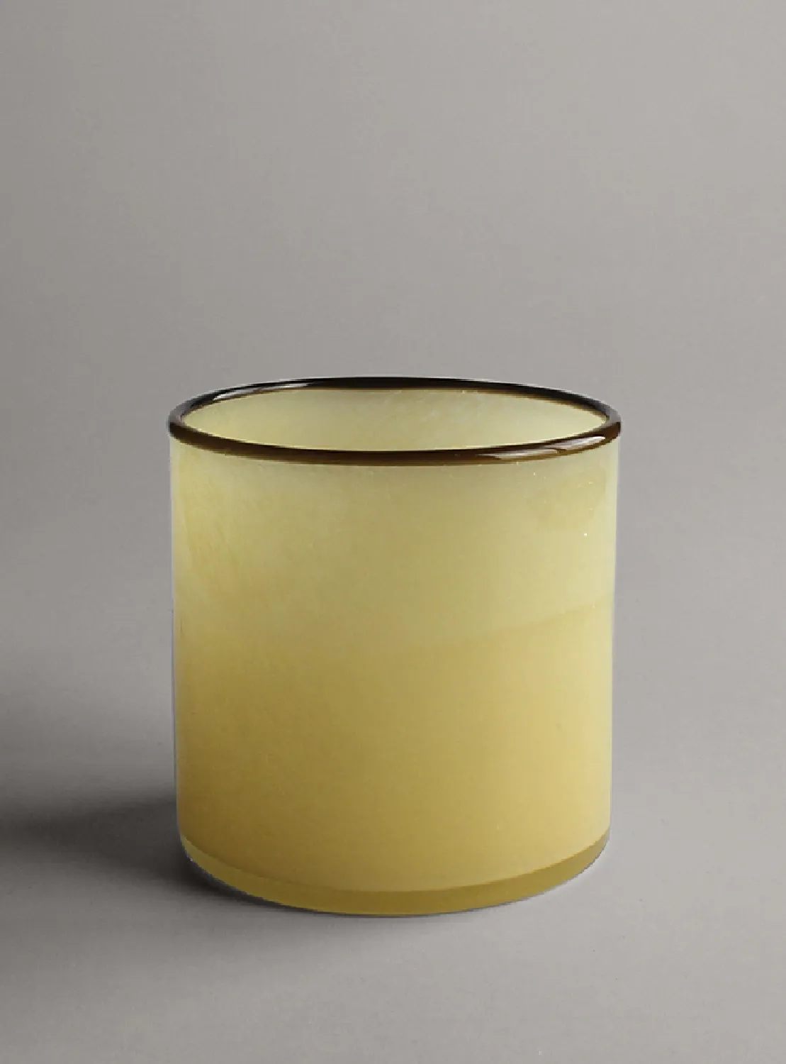 Candle holder M - Harmony (soft yellow/amber)