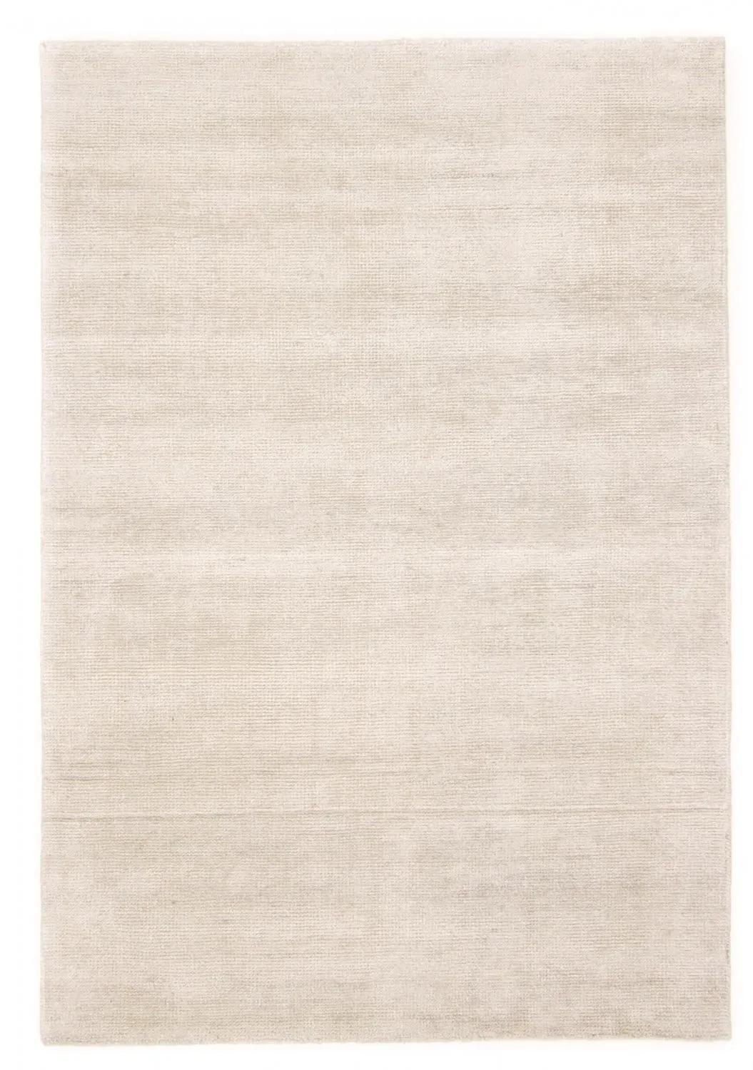 Bamboo silk rug - Faliraki (light grey)