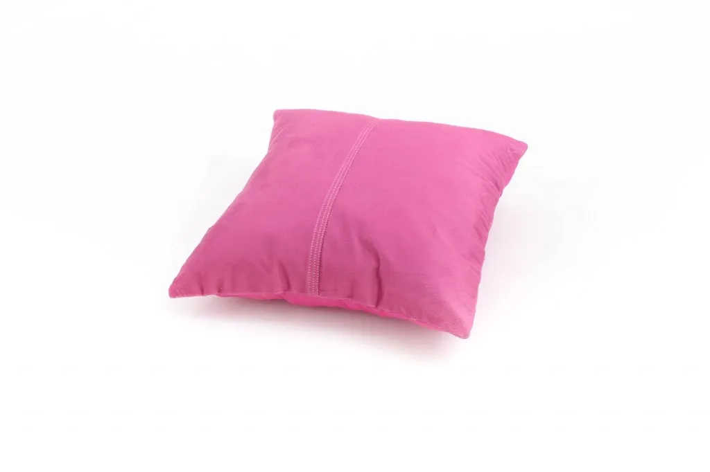 Velvet cushion (pink) (cushion cover) 45 x 45 cm