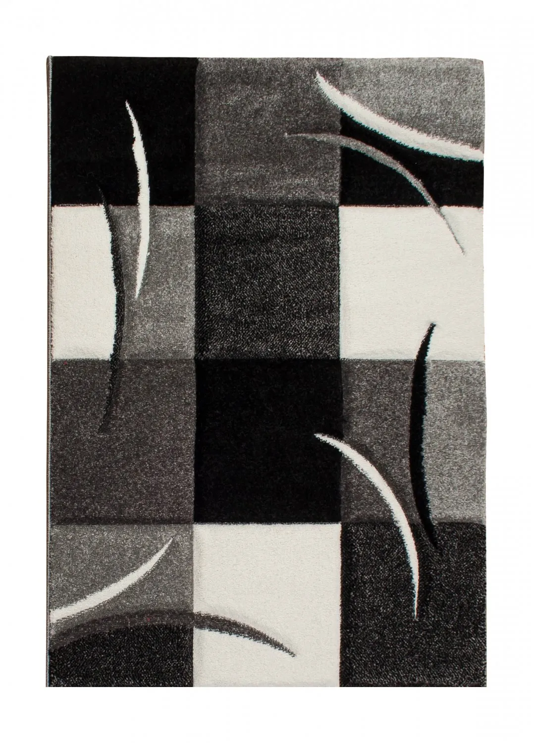 Wilton rug - London Patch (black)