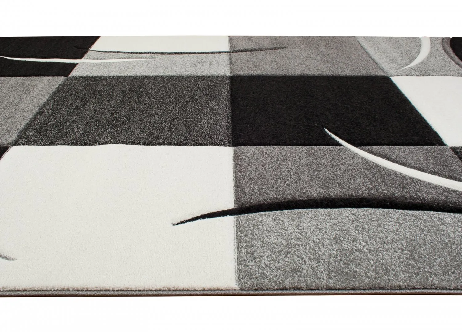 Wilton rug - London Patch (black)