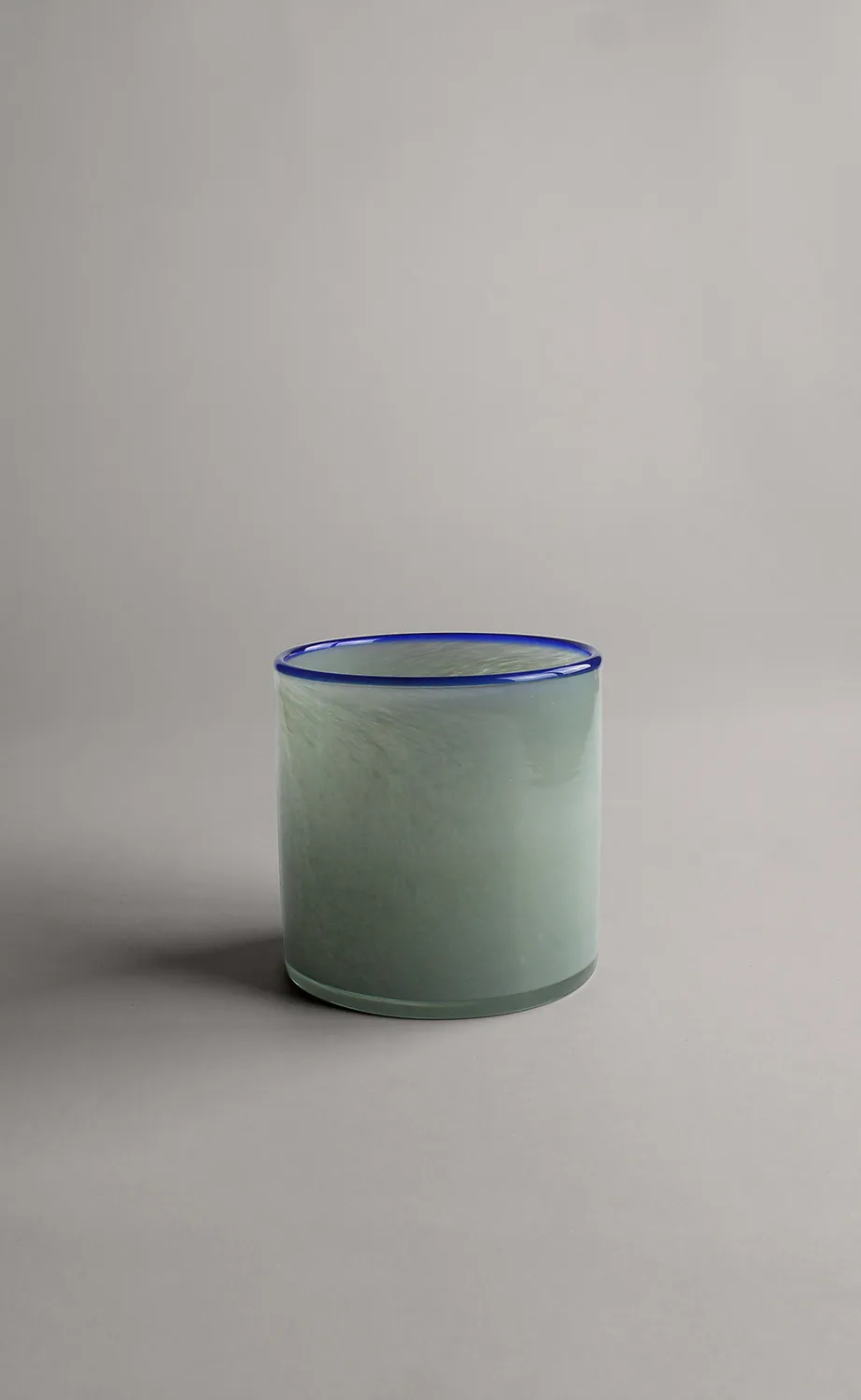 Candle holder M - Harmony (grey/blue)