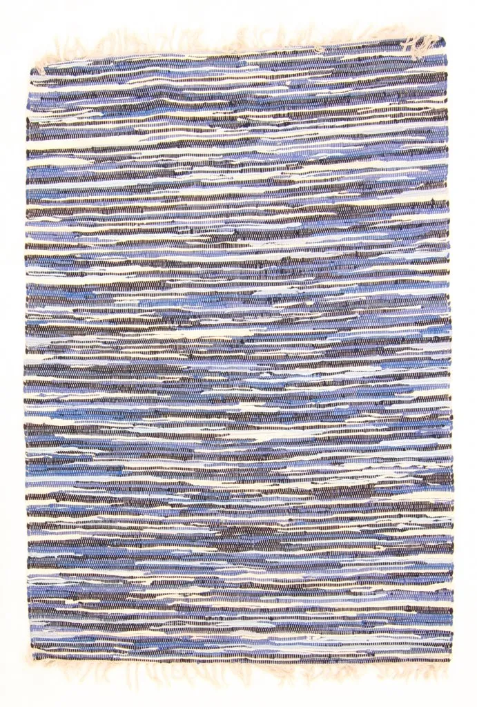 Rag rugs from Strehög of Sweden - Tulka (blue)