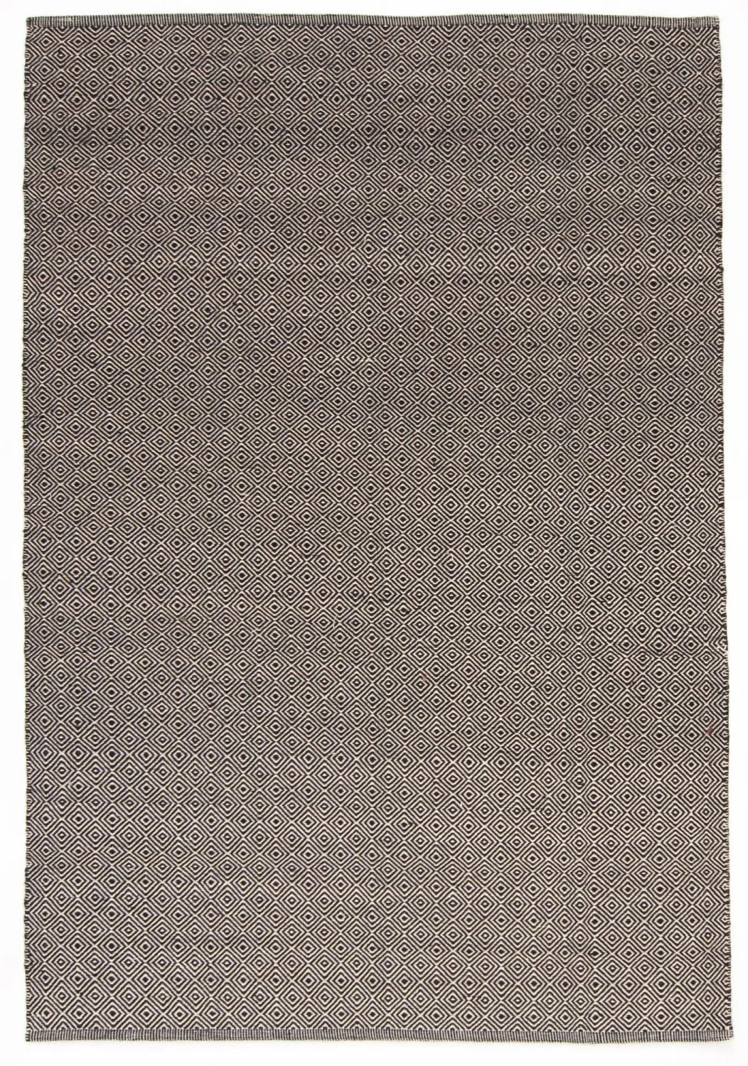 Wool rug - Varella (black/white)