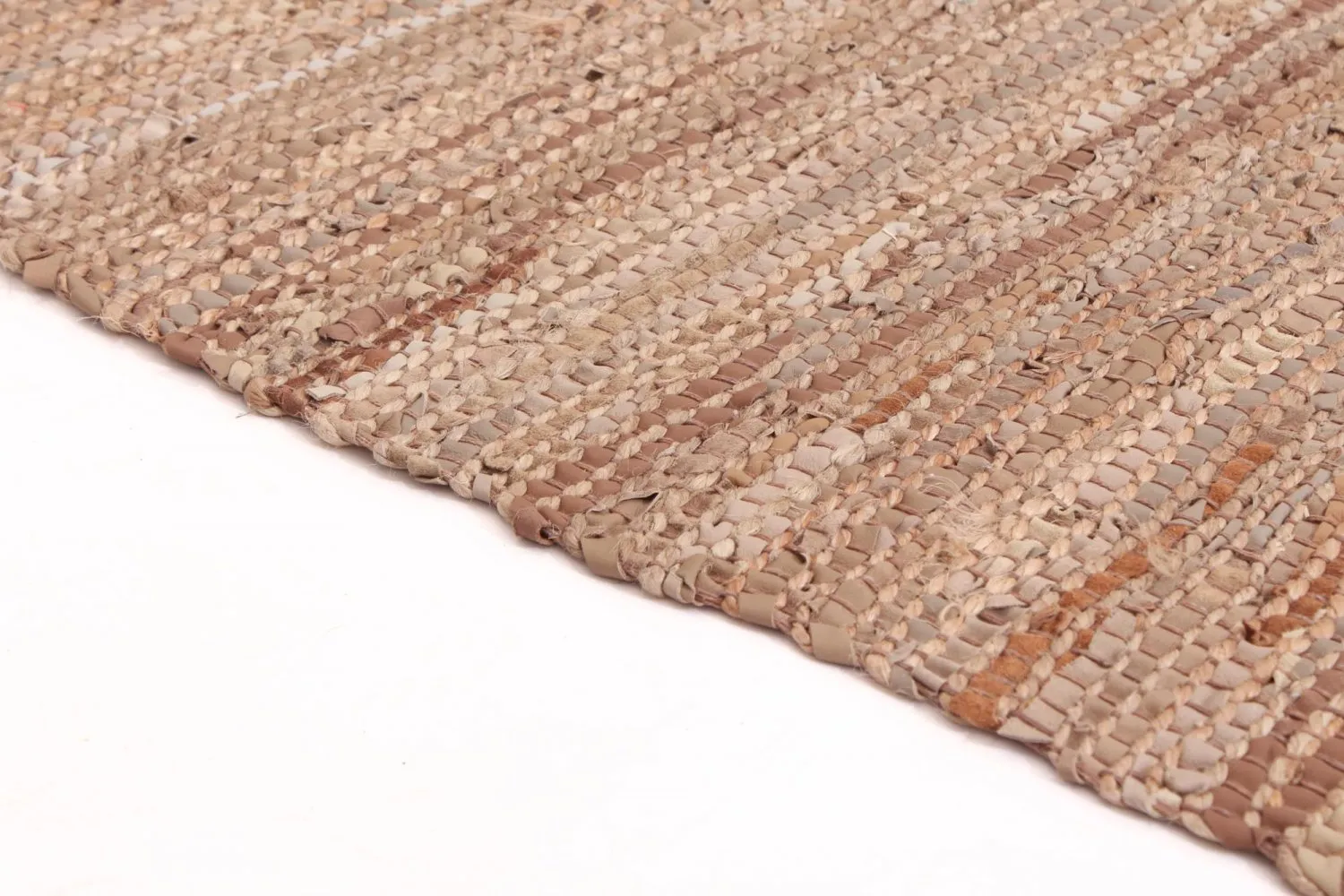 Hemp rug - Alamar (beige/brown)
