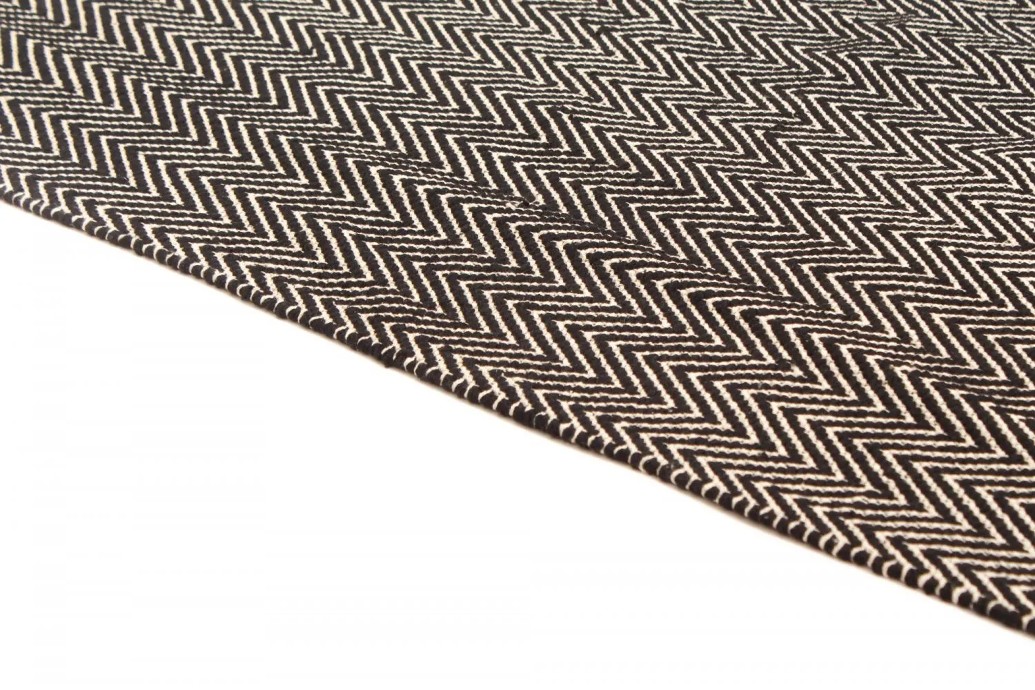 Rag rug - Marina (black)