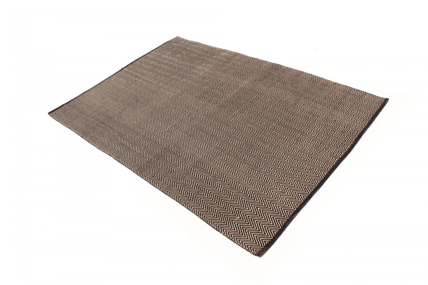 Rag rug - Marina (black)