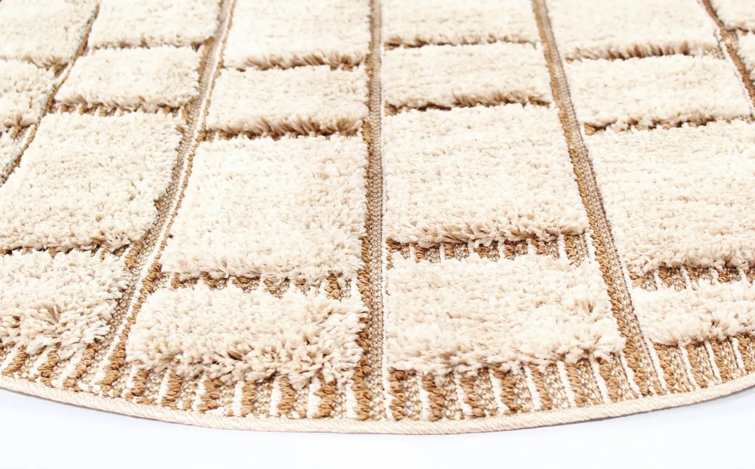 Round rugs - Lousa (beige)