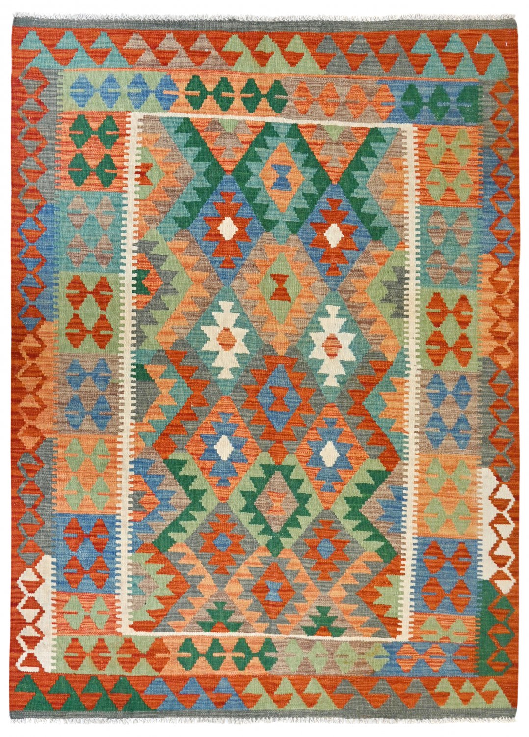 Kilim rug Afghan 197 x 153 cm