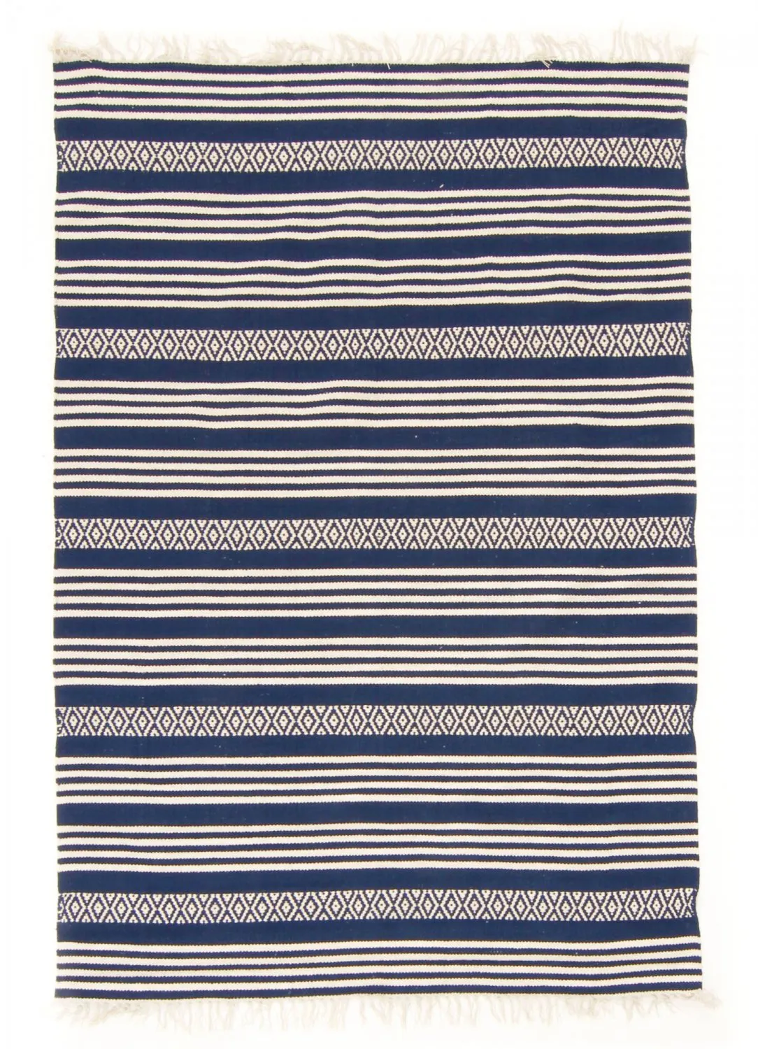 Rag rug - Ystad (blue)