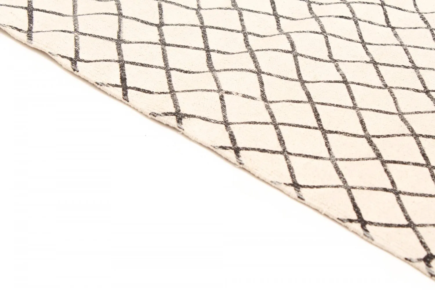 Rag rug - Agadir (black/white)