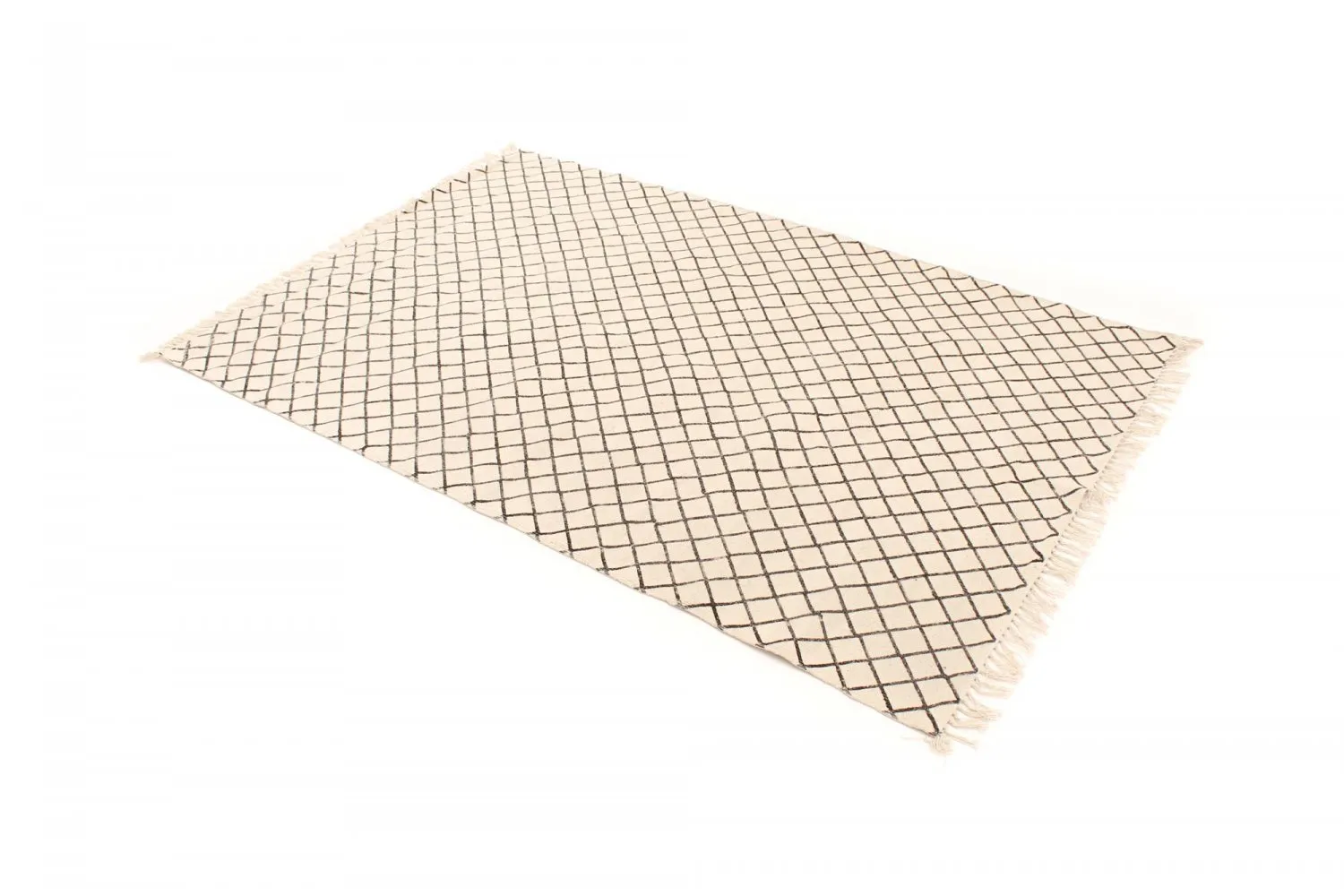 Rag rug - Agadir (black/white)
