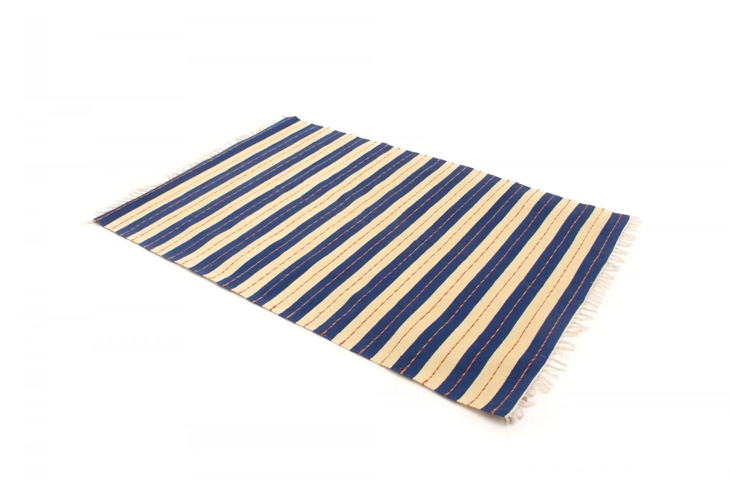 Rag rug - Alva (blue)
