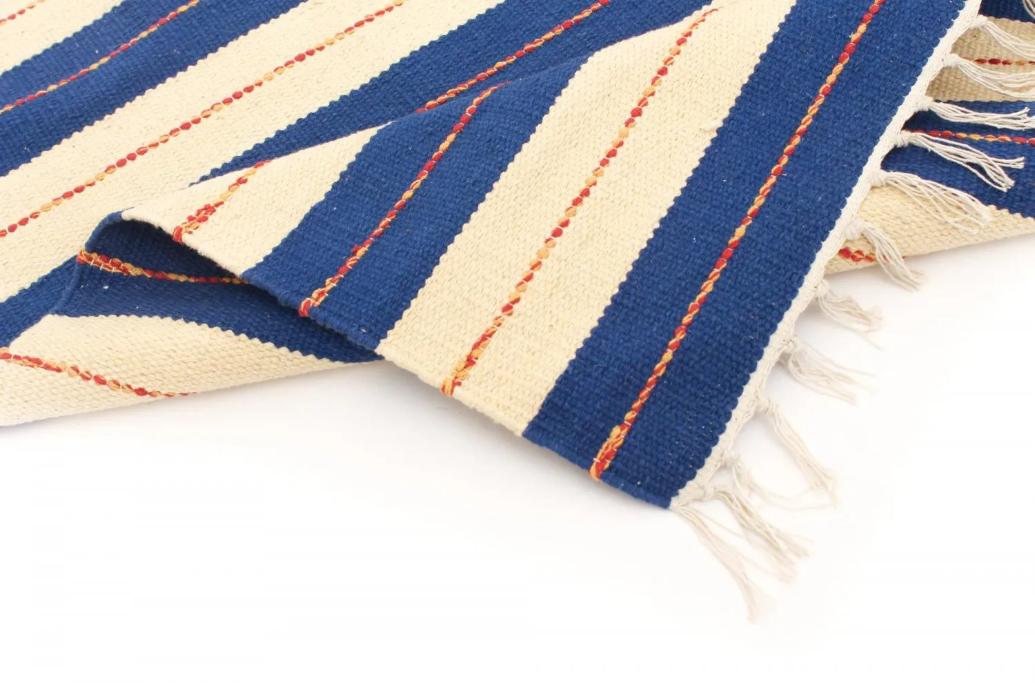 Rag rug - Alva (blue)