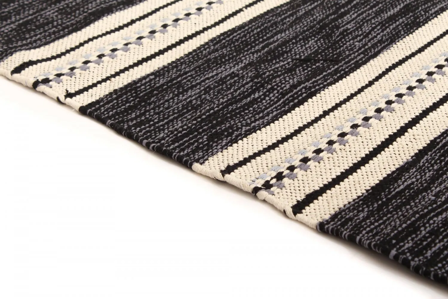 Rag rug - Kajsa (black)