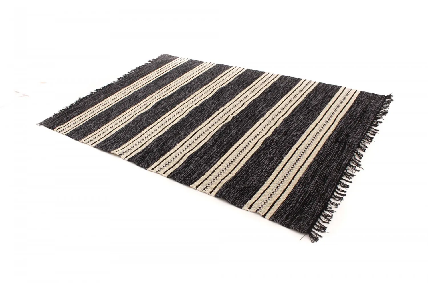Rag rug - Kajsa (black)