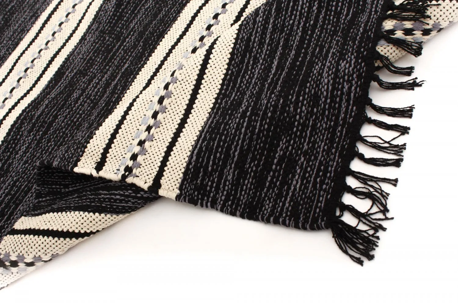 Rag rug - Kajsa (black)