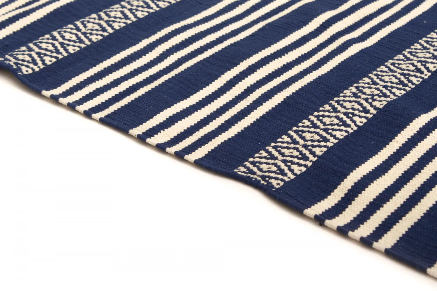 Rag rug - Ystad (blue)