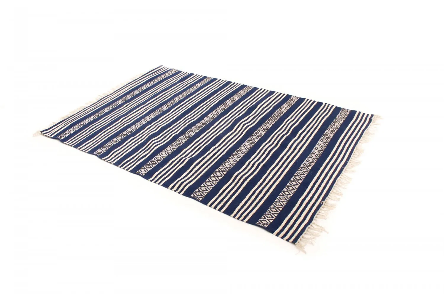 Rag rug - Ystad (blue)
