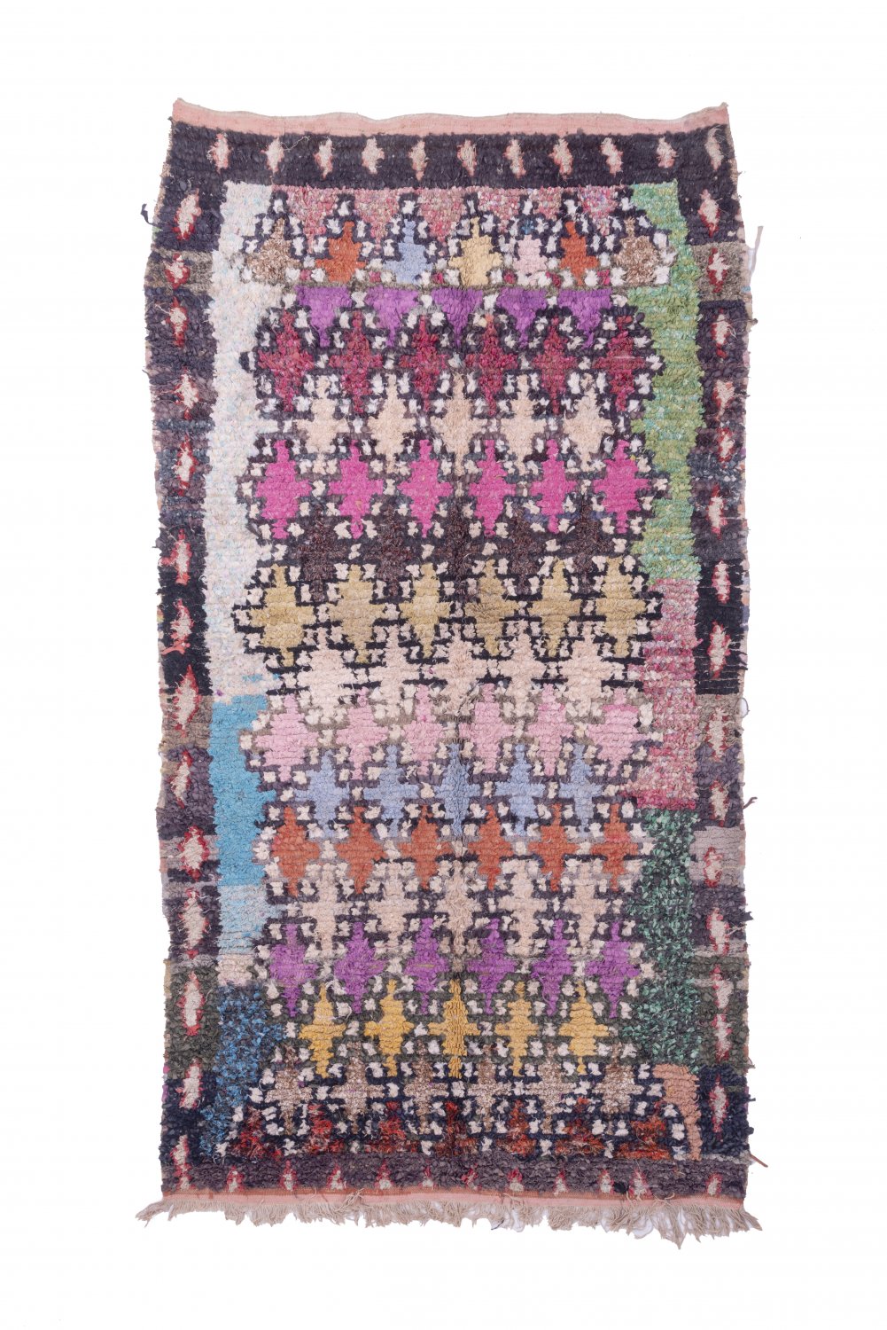 Moroccan Berber rug Boucherouite 270 x 145 cm