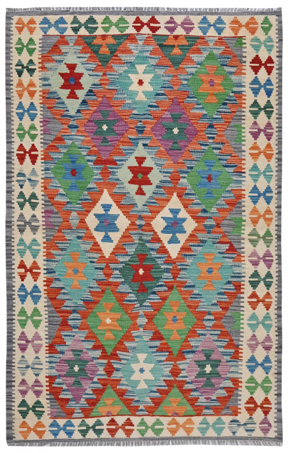 Kilim rug Afghan 188 x 123 cm