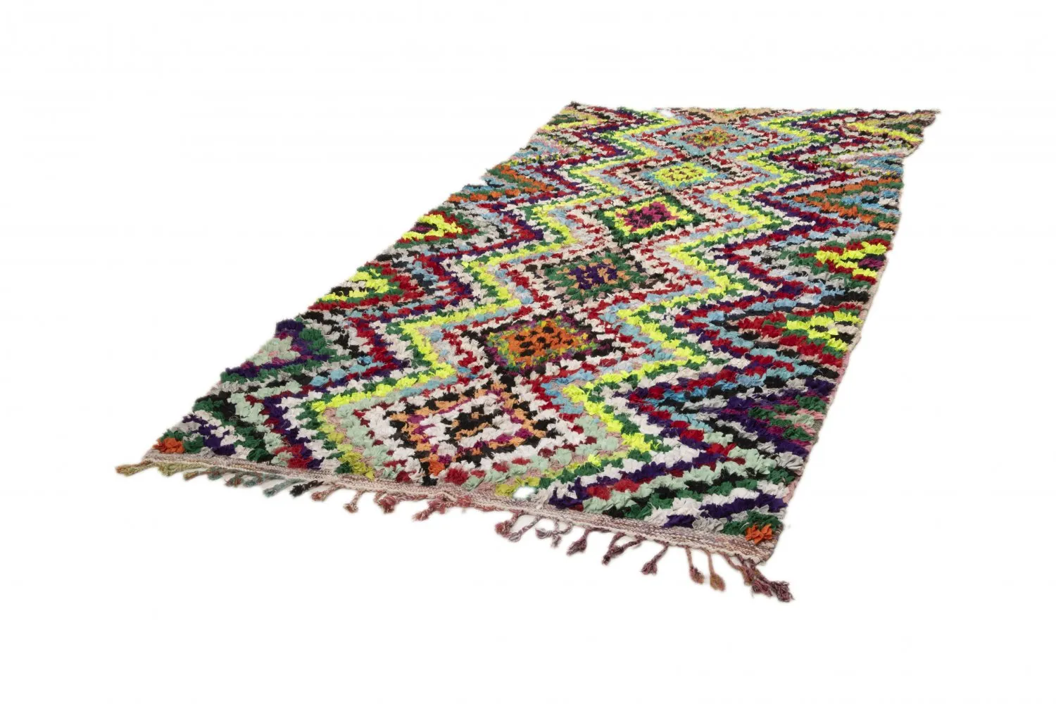 Moroccan Berber rug Boucherouite 315 x 170 cm