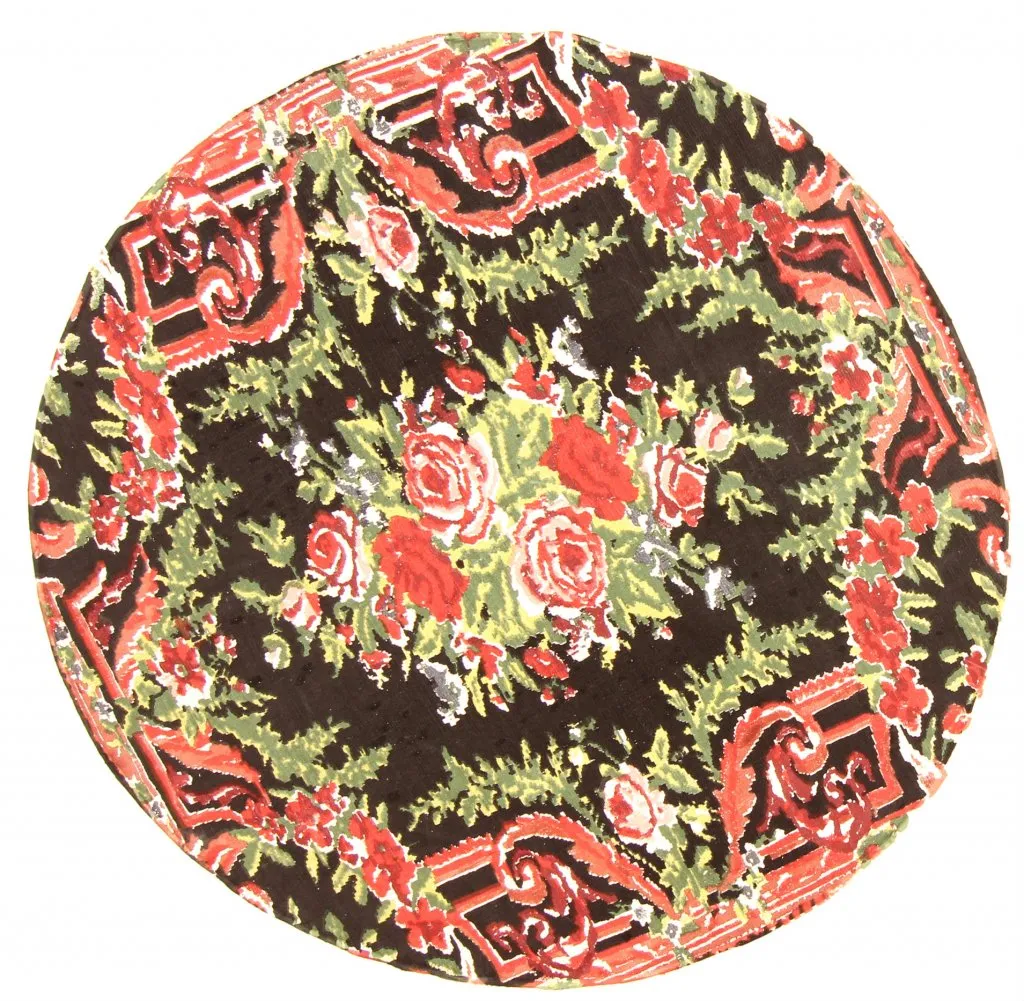 Rag rug - Rose (round)