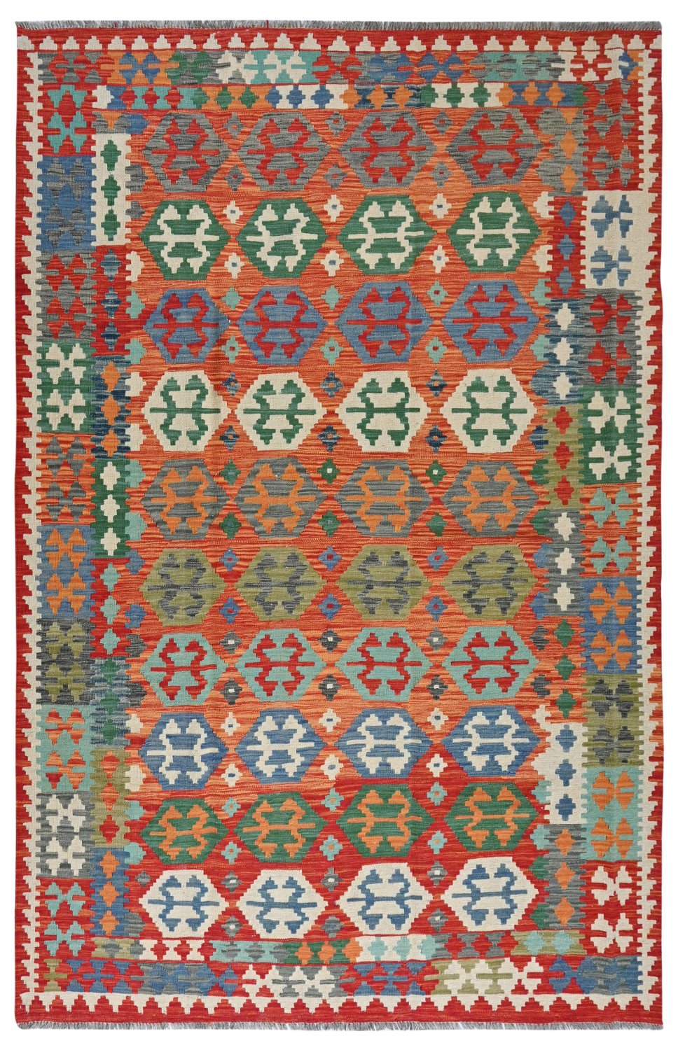 Kilim rug Afghan 297 x 198 cm