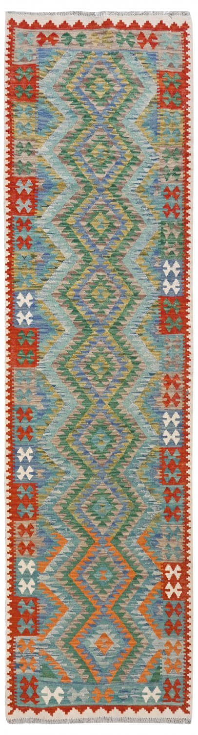 Kilim rug Afghan 294 x 94 cm
