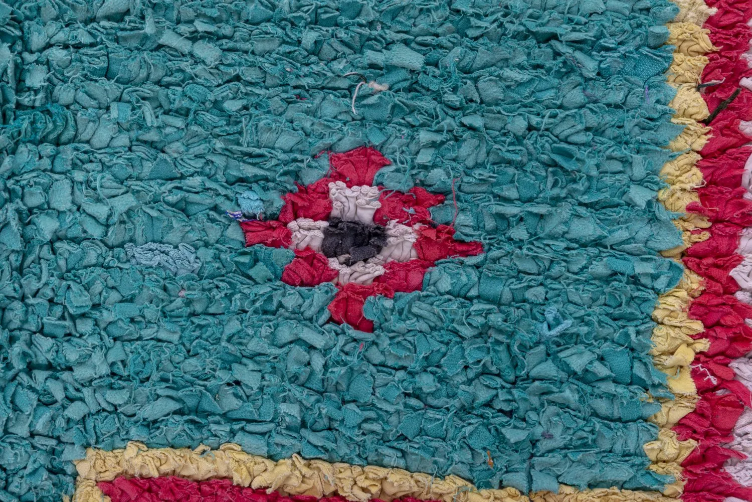 Moroccan Berber rug Boucherouite 310 x 160 cm