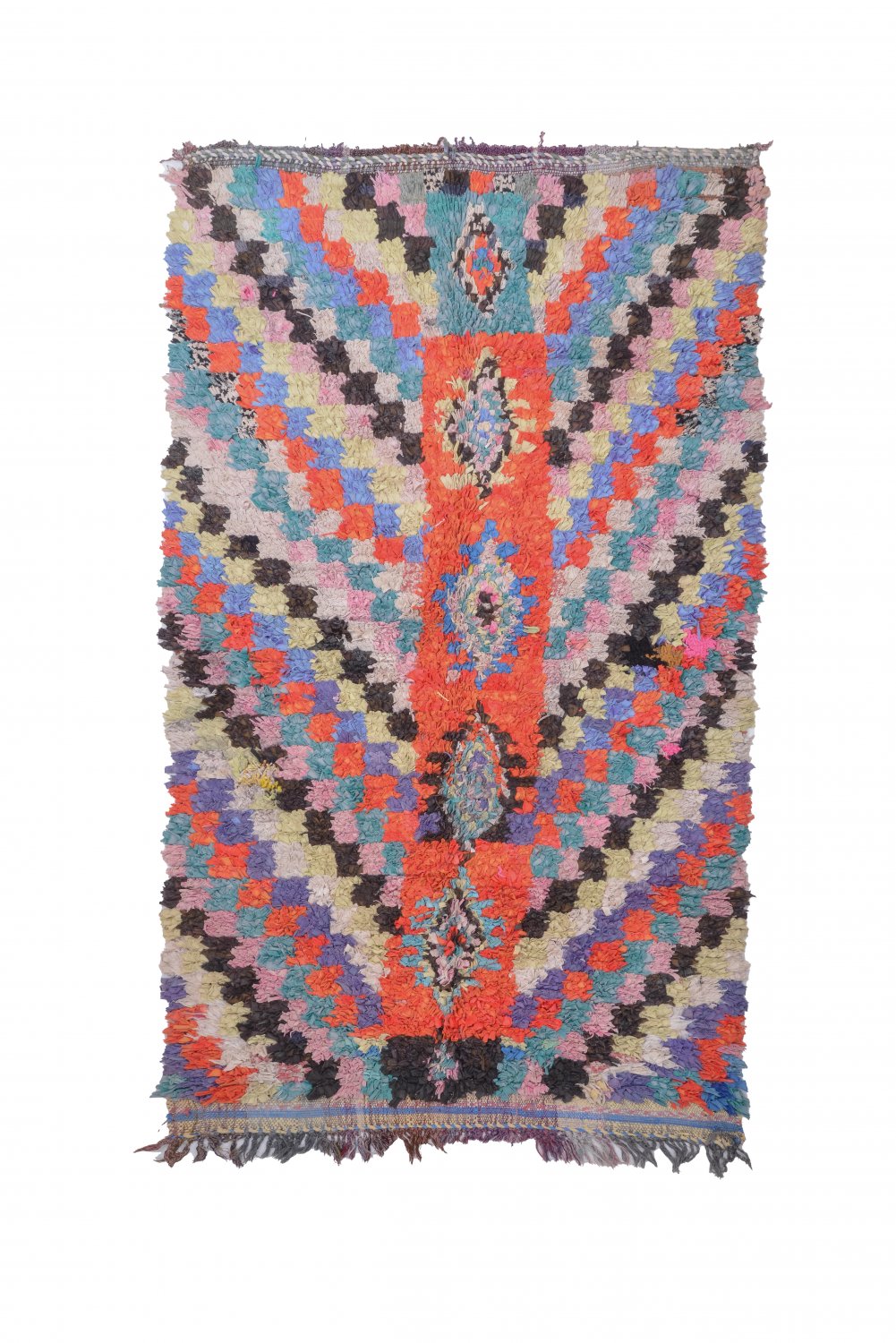 Moroccan Berber rug Boucherouite 250 x 150 cm