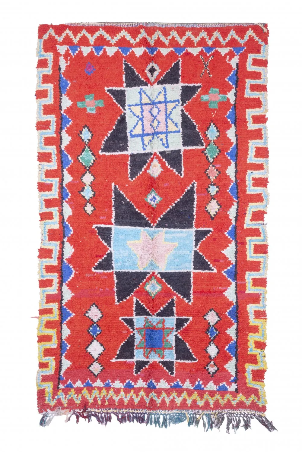 Moroccan Berber rug Boucherouite 275 x 170 cm