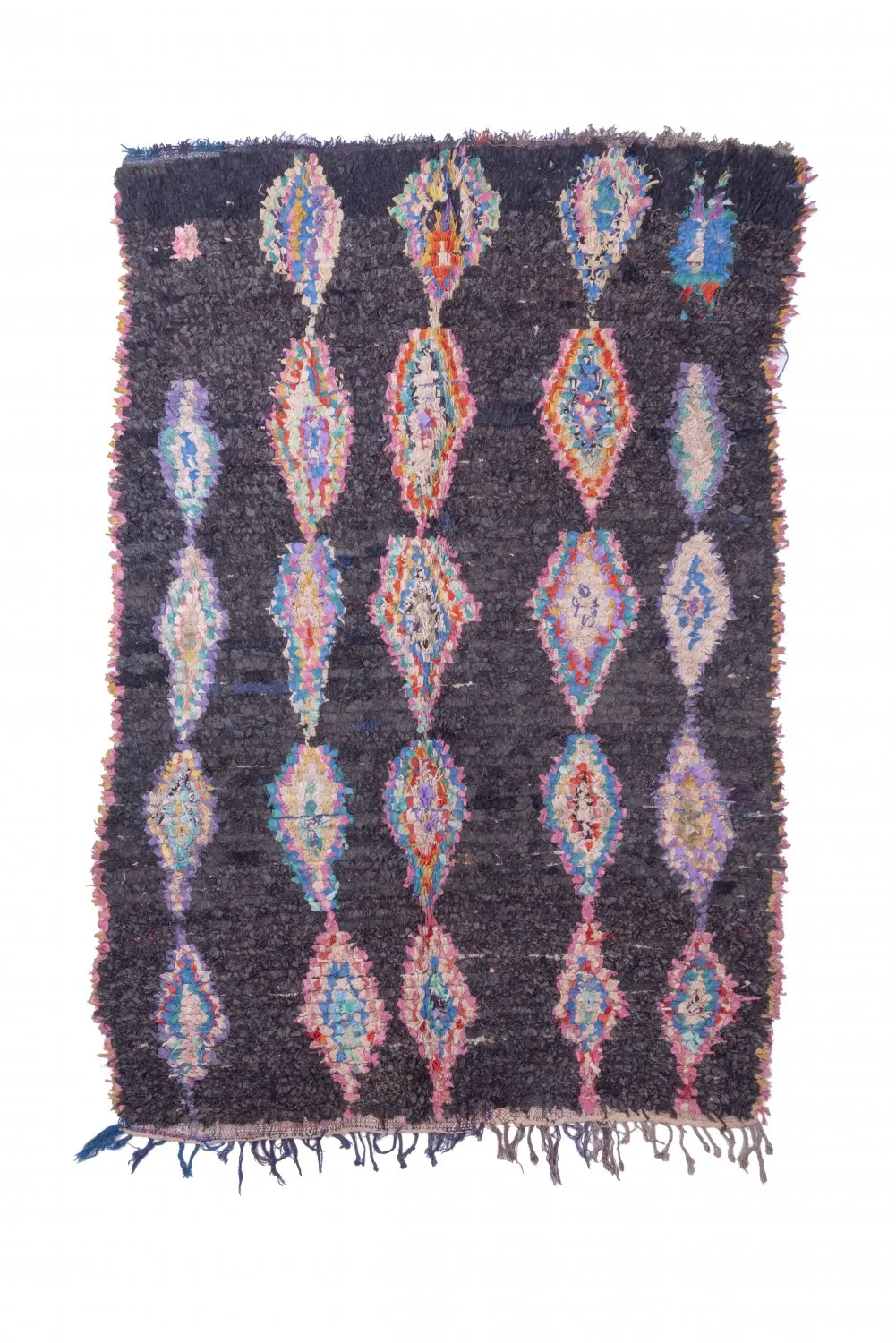 Moroccan Berber rug Boucherouite 260 x 145 cm